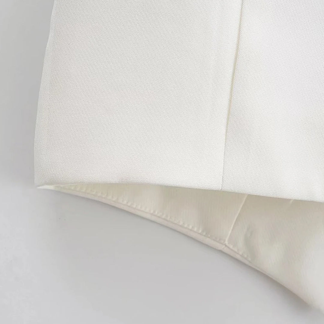 フロントボタン クロップド丈 ウエストコート ヴィンテージ Vネック