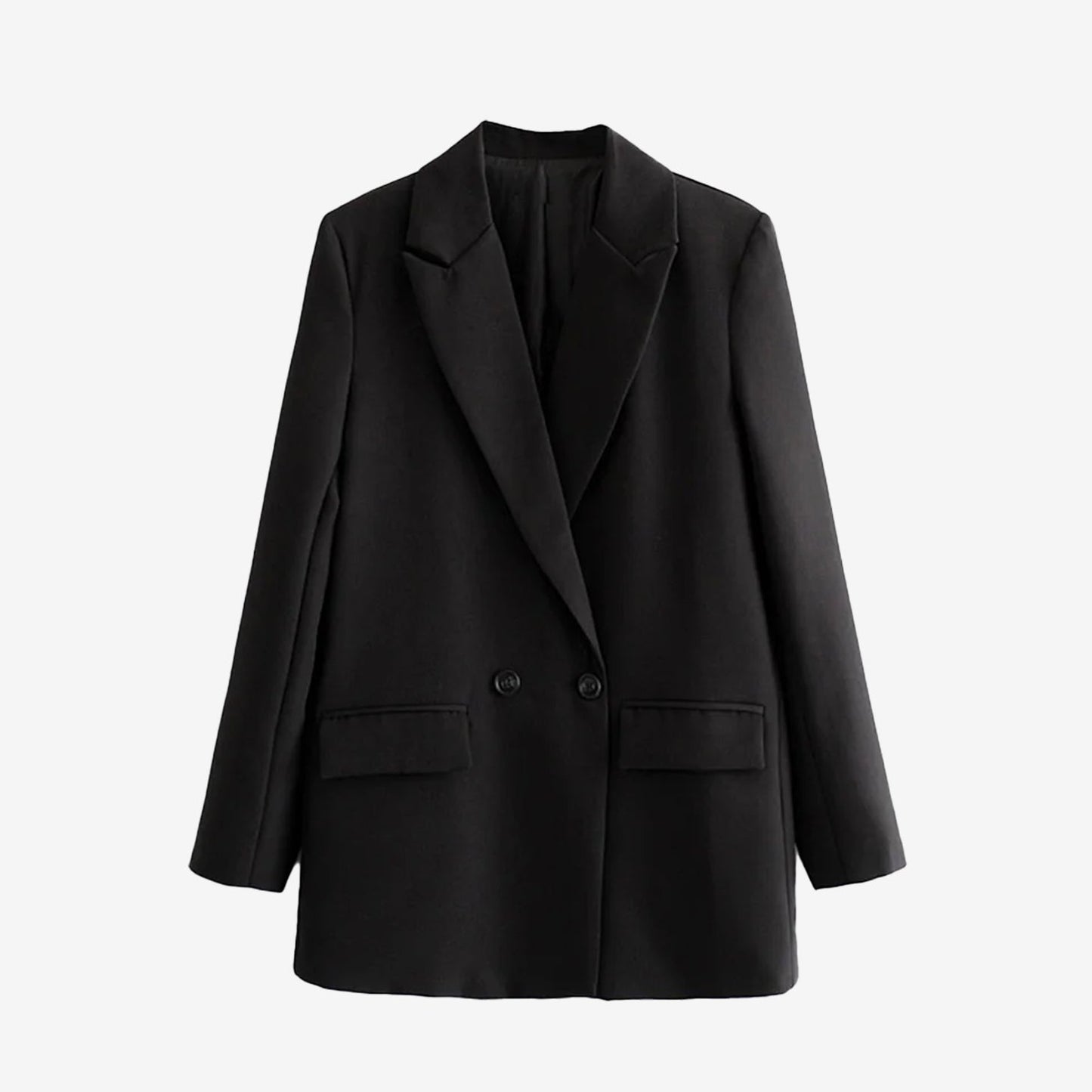 シックなレディースヴィンテージダブルブレストブレザー