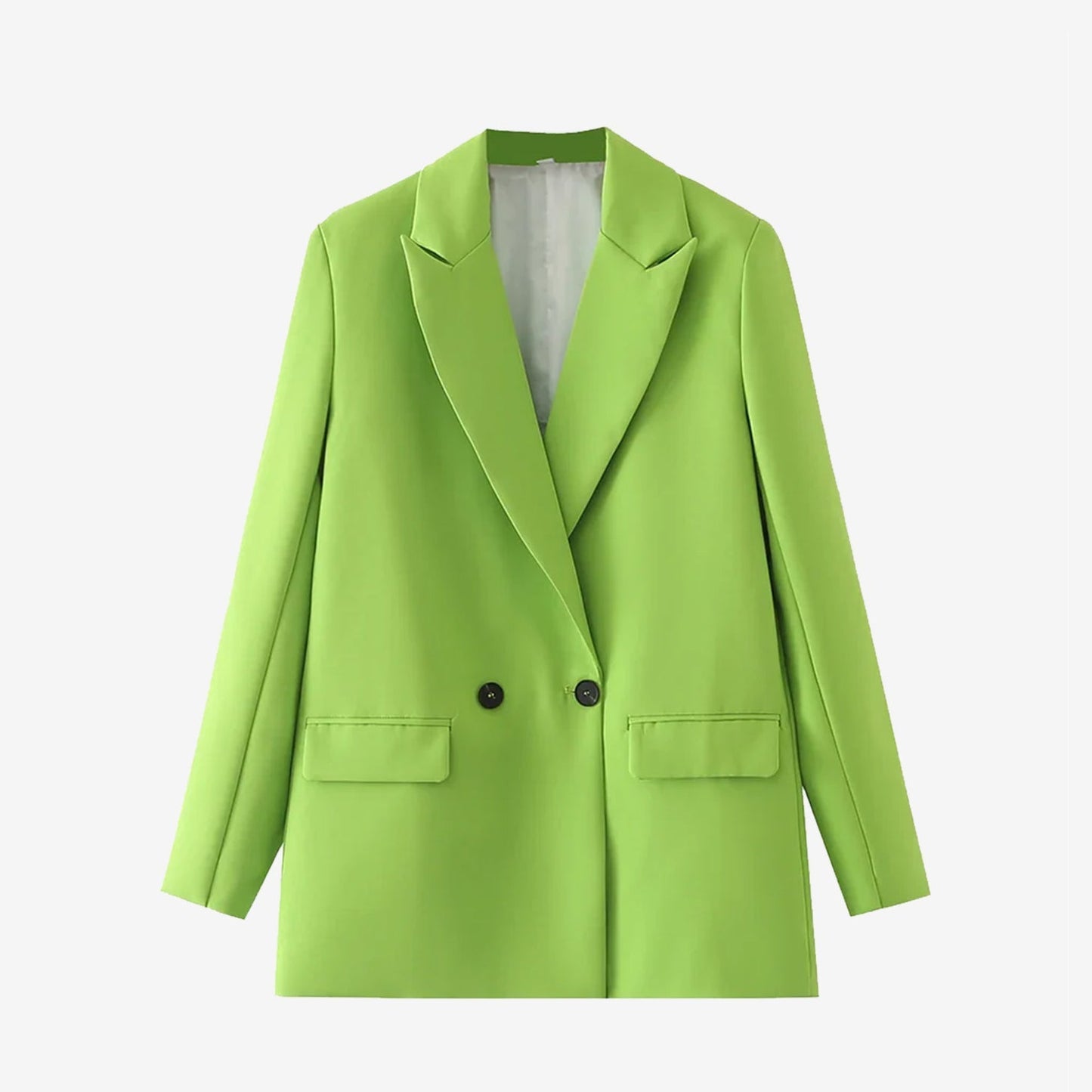 シックなレディースヴィンテージダブルブレストブレザー