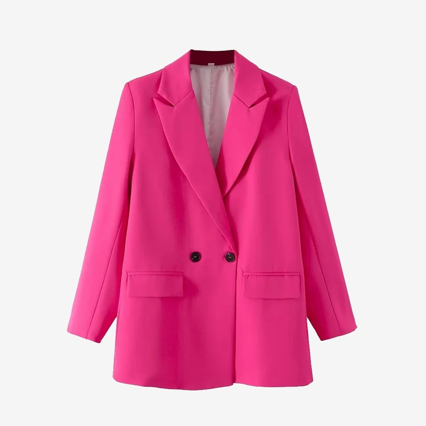 シックなレディースヴィンテージダブルブレストブレザー