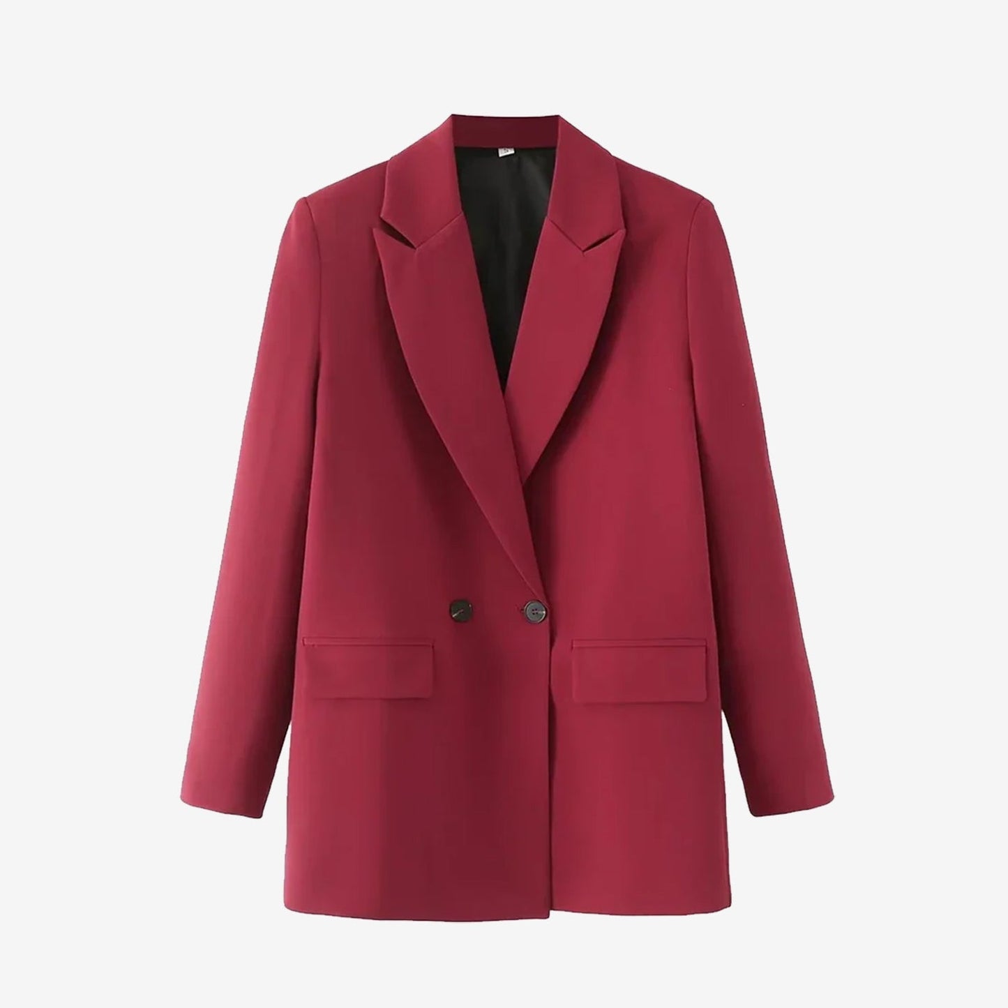 シックなレディースヴィンテージダブルブレストブレザー